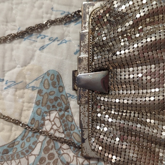 Whiting and Davis silver mesh bag - Picture 3 of 10